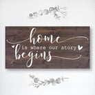 Home is Where Our Story Begins - Dream Big Printables