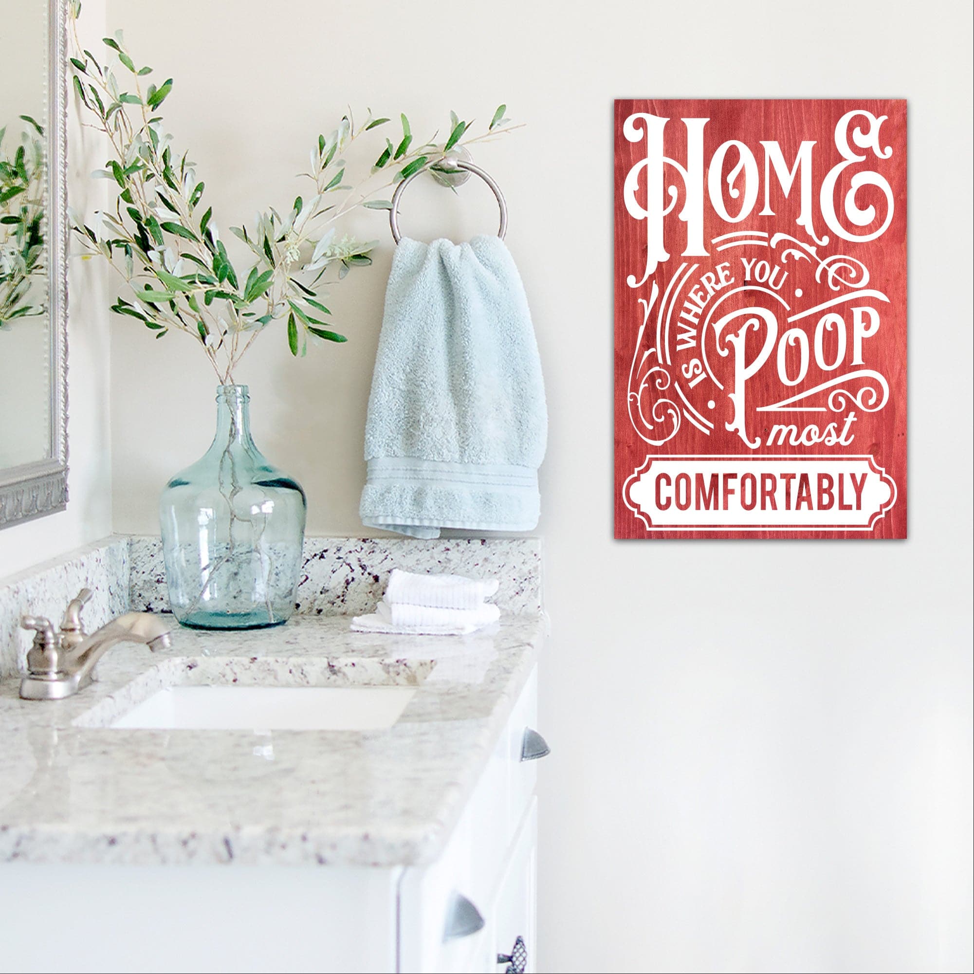 Home Is Where You Poop - Dream Big Printables