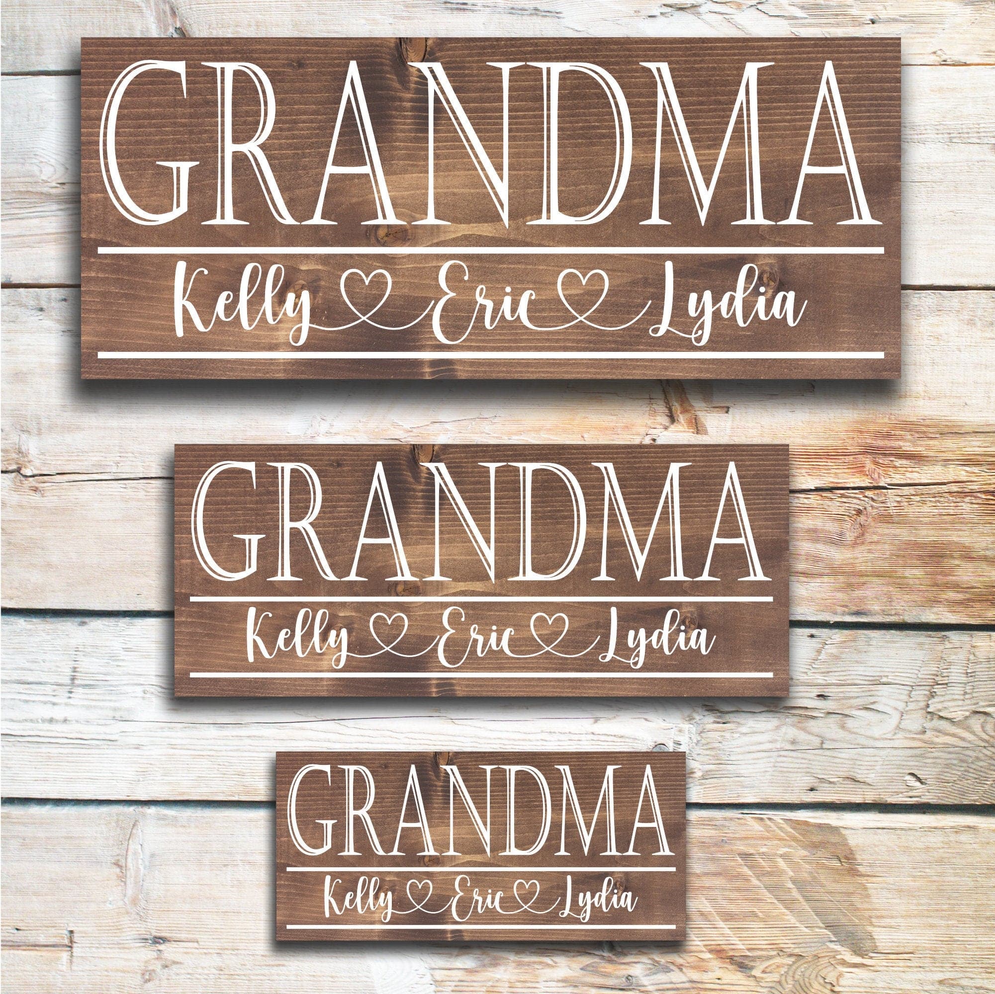 Grandma | Grandma Mother's Day Gift | Personalized Mother's Day Gift | Gift for Grandma | Custom Wood Sign | Fast Shipping & Ready to Hang!