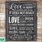 Love is Patient Art Print - Unframed - 11x14 - Dream Big Printables