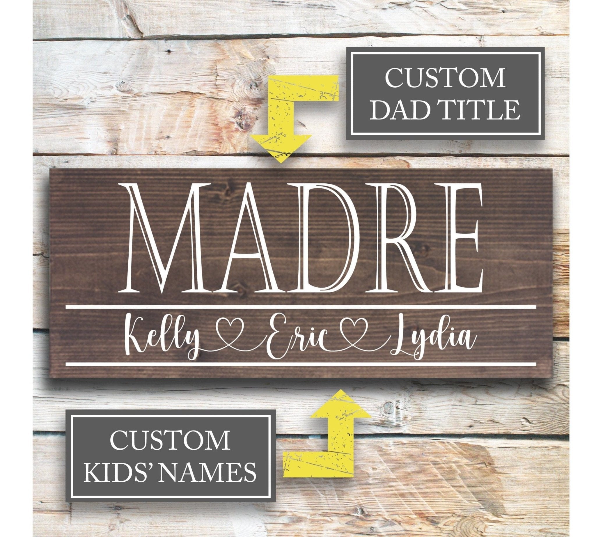 Madre - Custom Mother's Day Sin - Dream Big Printables