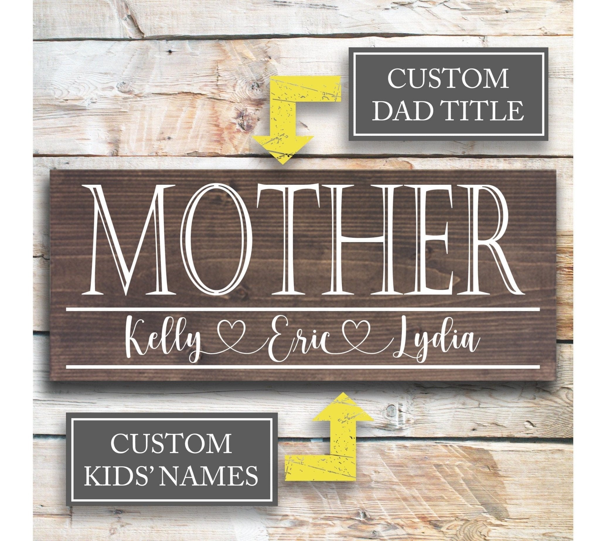 Mother - Custom Mother's Day Sign - Dream Big Printables