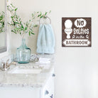 No Selfies in the Bathroom - Dream Big Printables