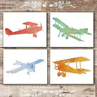 Nursery Airplanes Art Prints (Set of 4) - 8x10s - Dream Big Printables