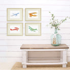 Nursery Airplanes Art Prints (Set of 4) - 8x10s - Dream Big Printables