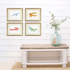 Nursery Airplanes Art Prints (Set of 4) - 8x10s - Dream Big Printables