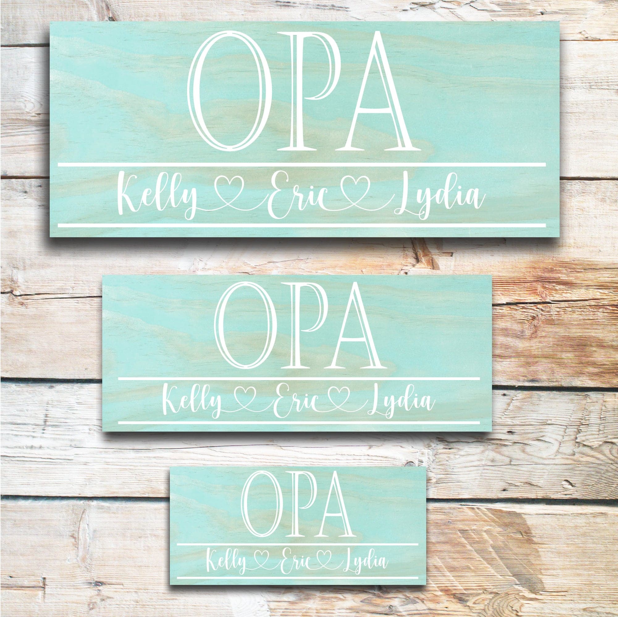 Opa - Custom Father's Day Sign - Dream Big Printables