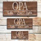 Opa - Custom Father's Day Sign - Dream Big Printables