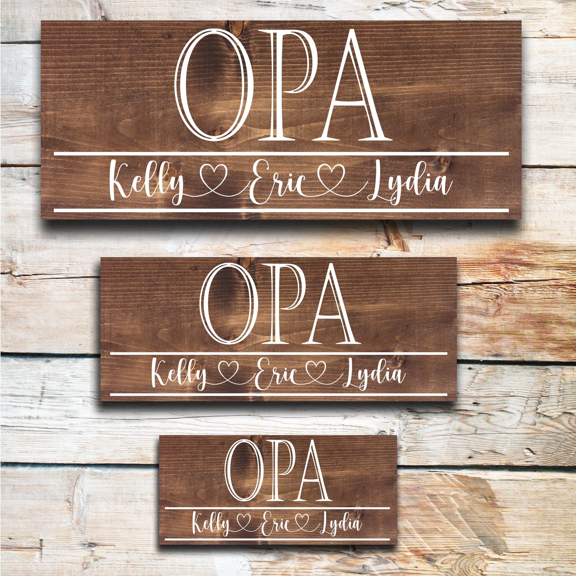 Opa - Custom Father's Day Sign - Dream Big Printables