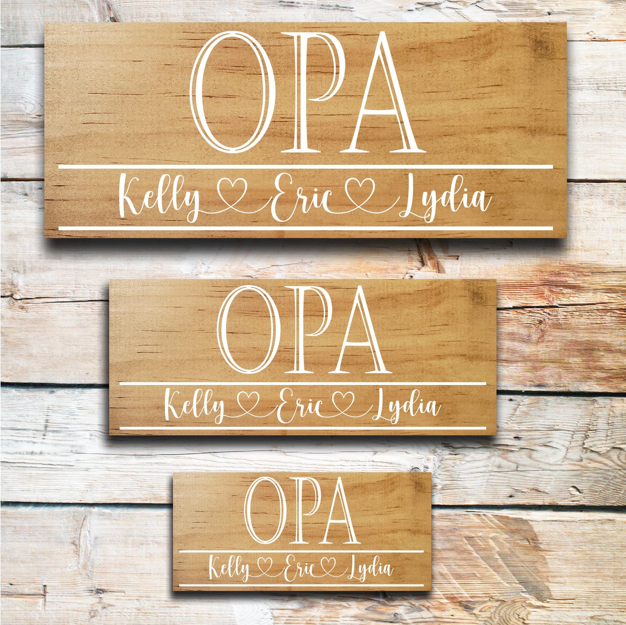 Opa - Custom Father's Day Sign - Dream Big Printables