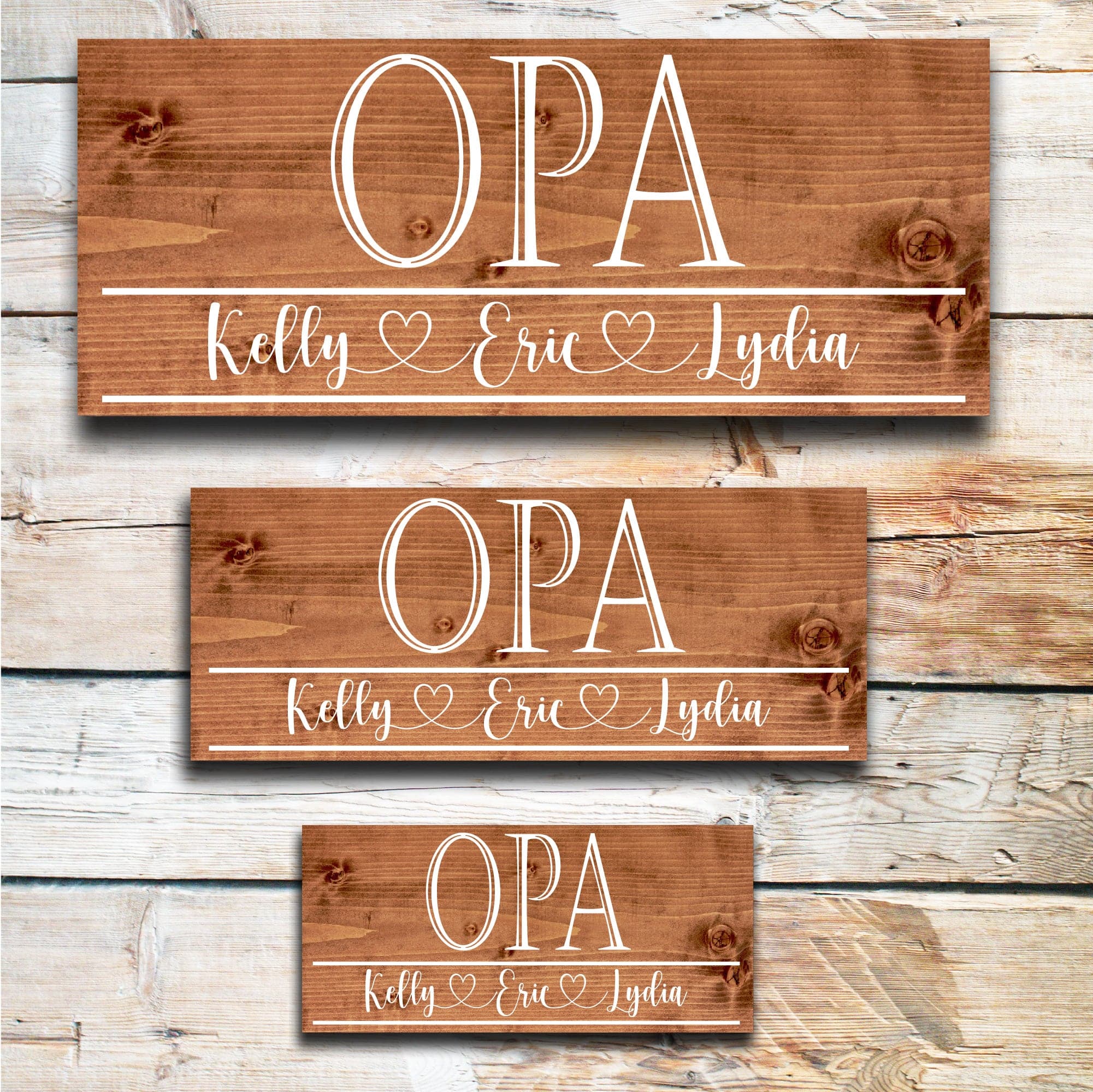 Opa - Custom Father's Day Sign - Dream Big Printables