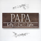 Papa - Custom Father's Day Sign - Dream Big Printables