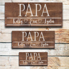 Papa - Custom Father's Day Sign - Dream Big Printables