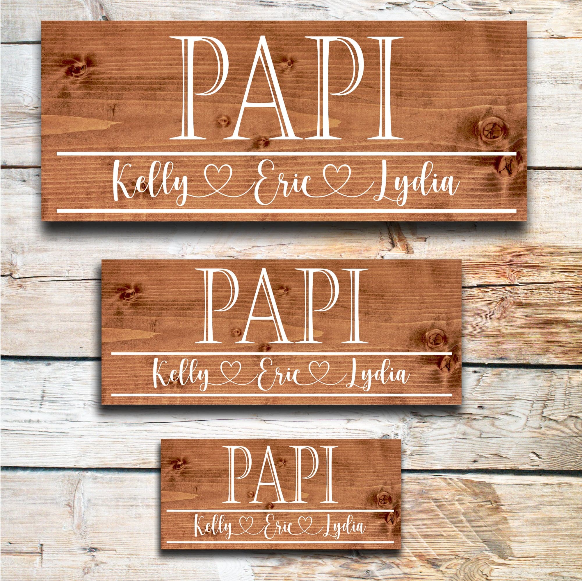 Papi - Custom Father's Day Sign - Dream Big Printables