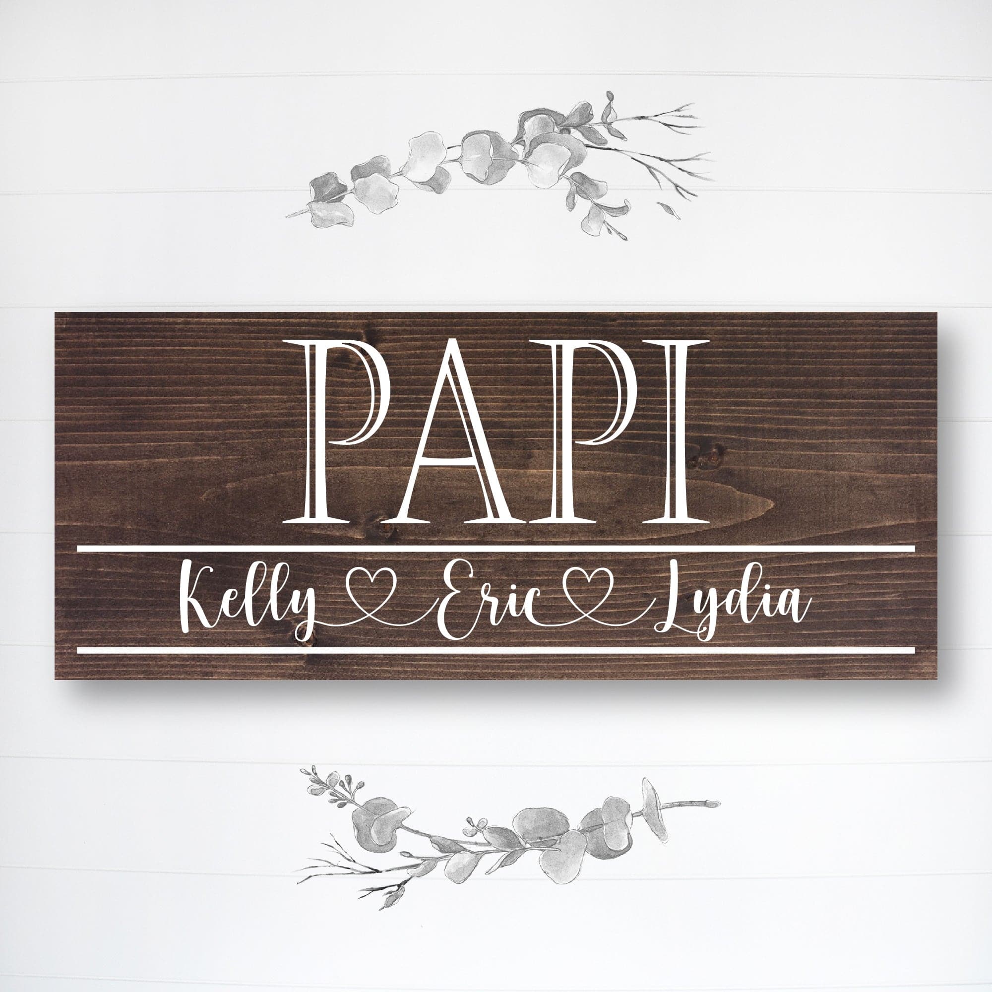 Papi - Custom Father's Day Sign - Dream Big Printables