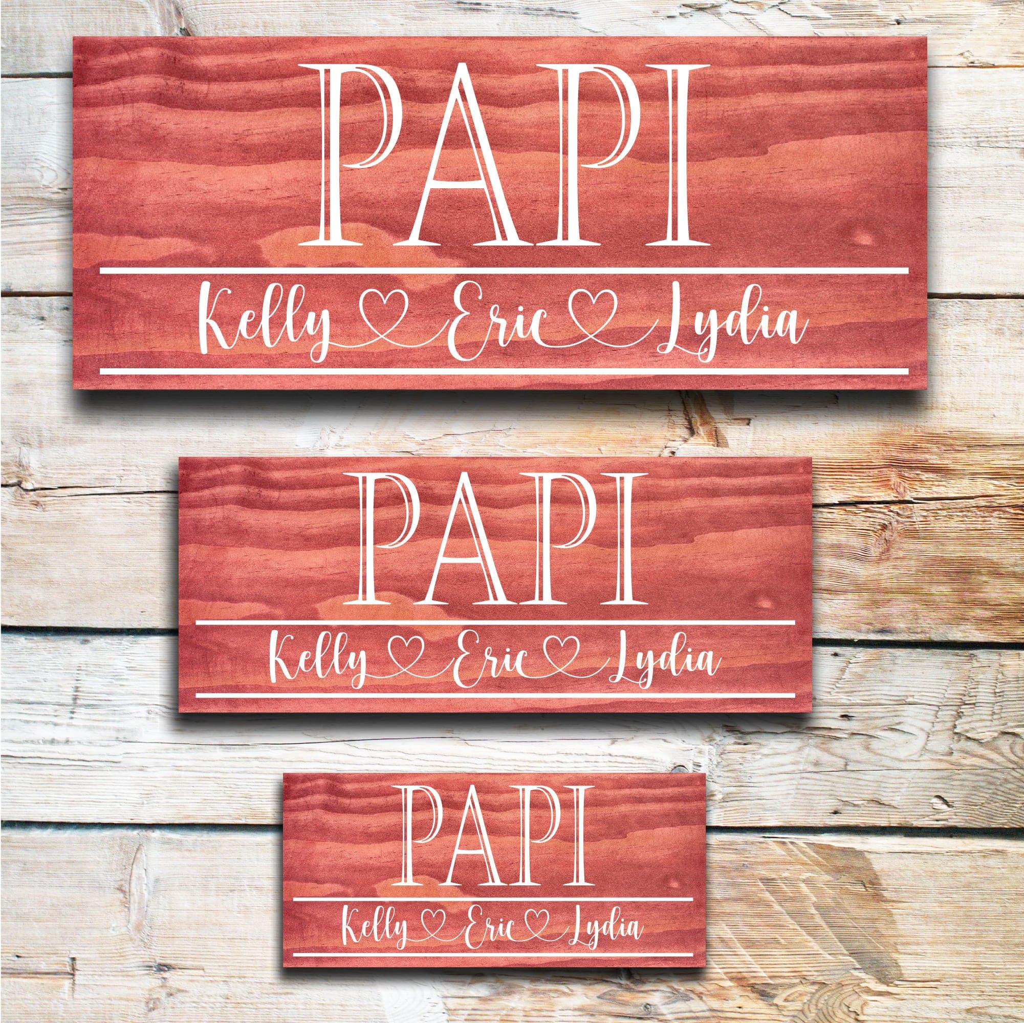 Papi - Custom Father's Day Sign - Dream Big Printables