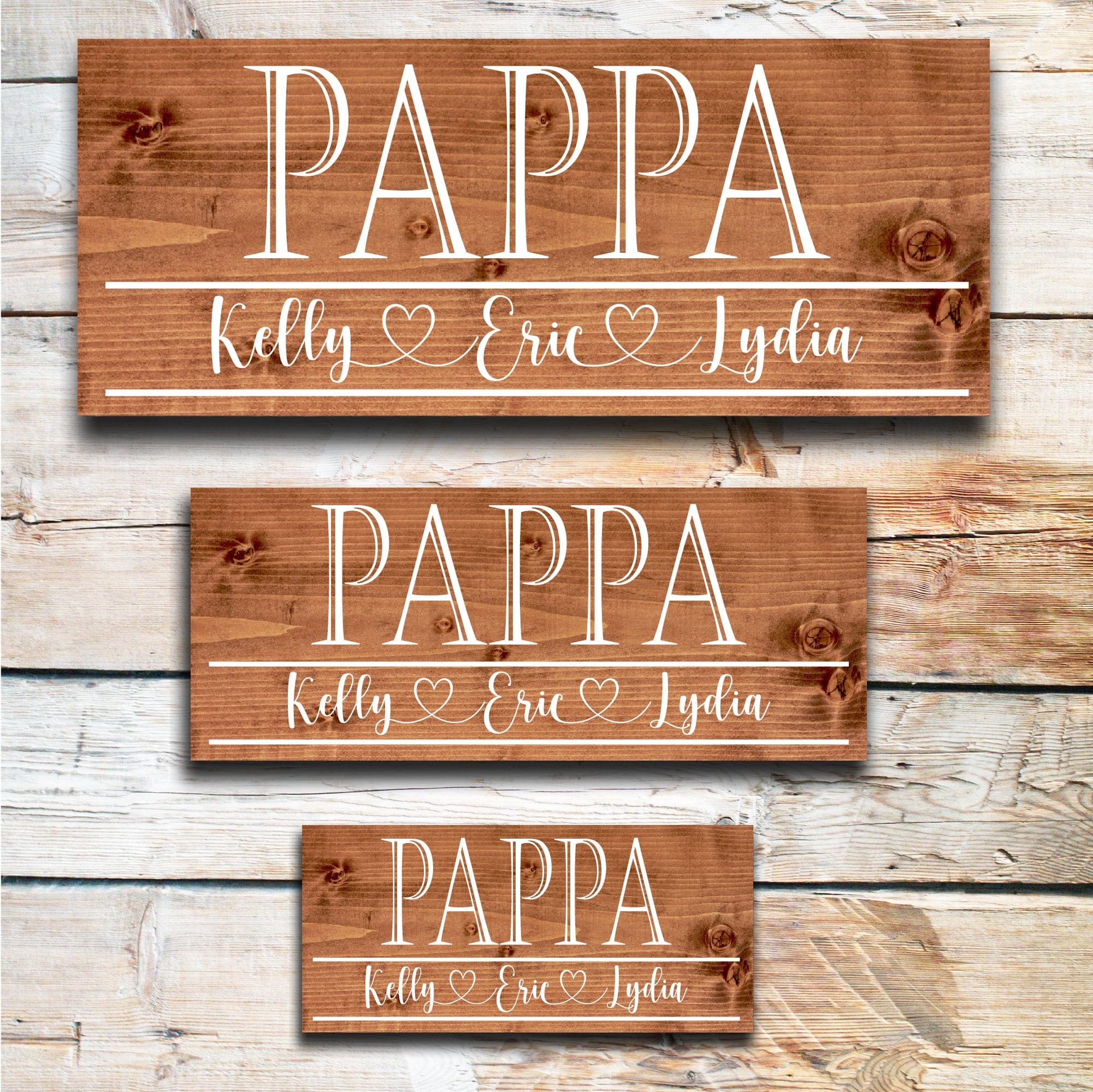 Pappa - Custom Father's Day Sign - Dream Big Printables