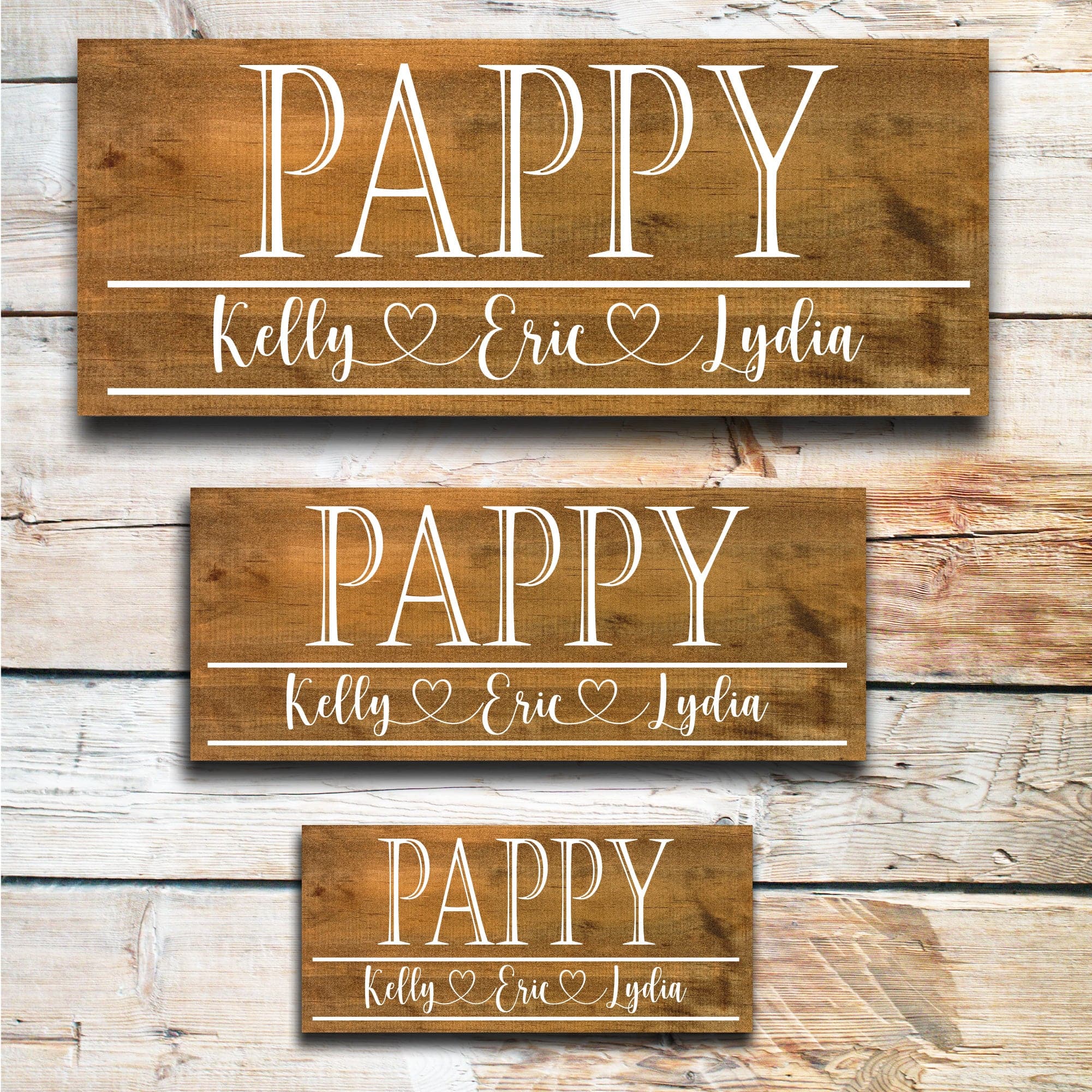 Pappy - Custom Father's Day Sign - Dream Big Printables