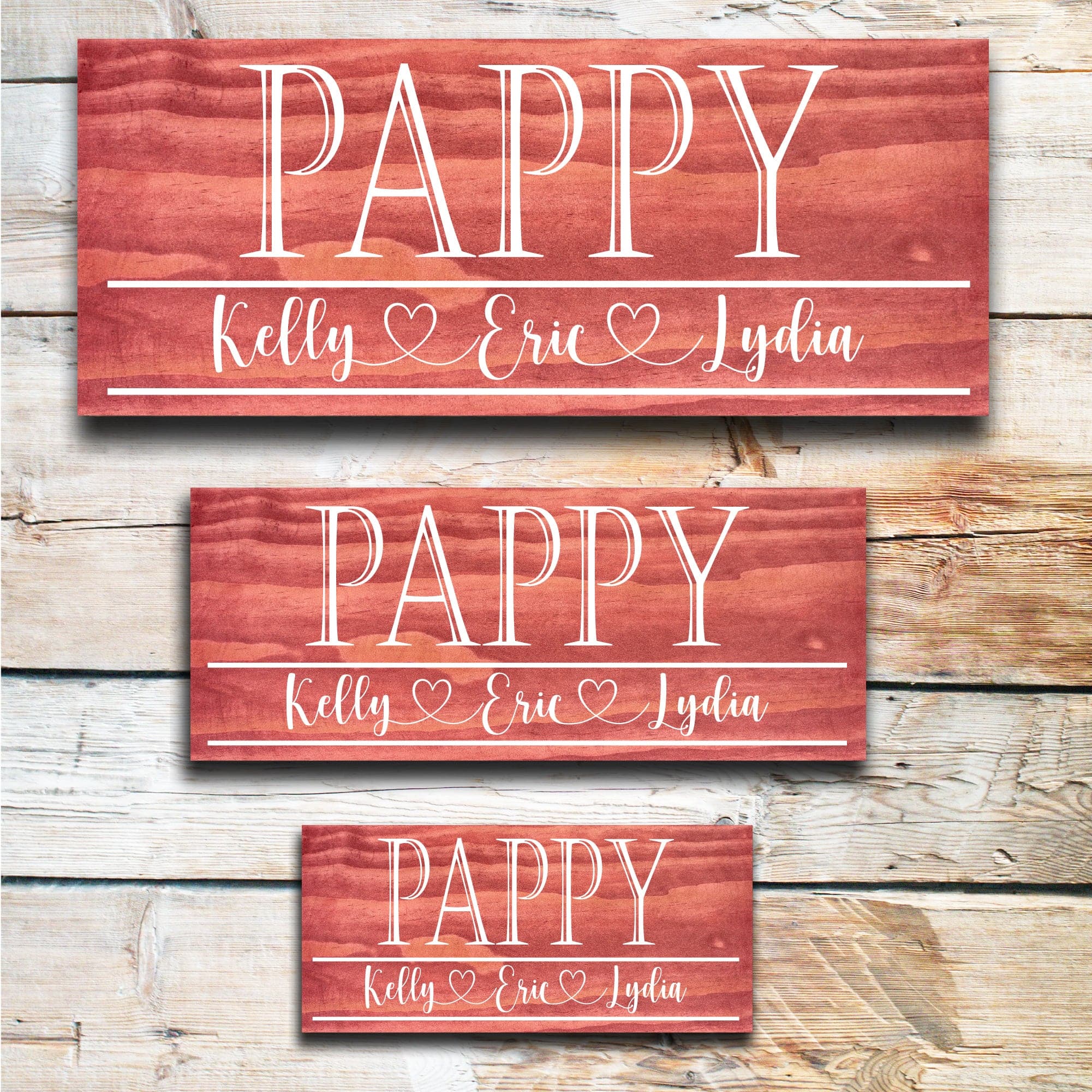 Pappy - Custom Father's Day Sign - Dream Big Printables