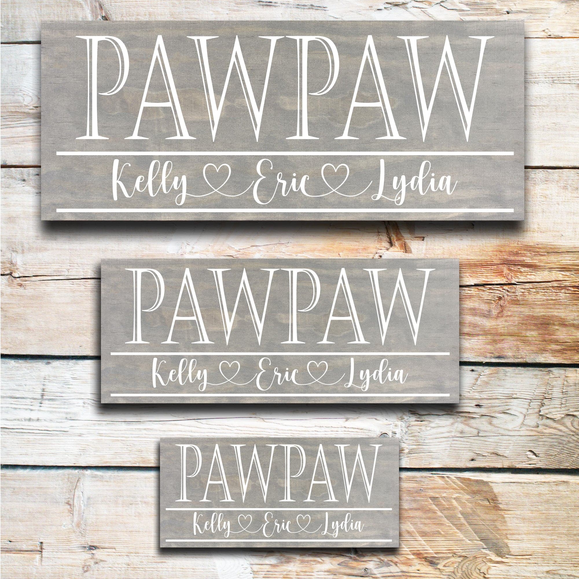 PawPaw - Custom Father's Day Sign - Dream Big Printables