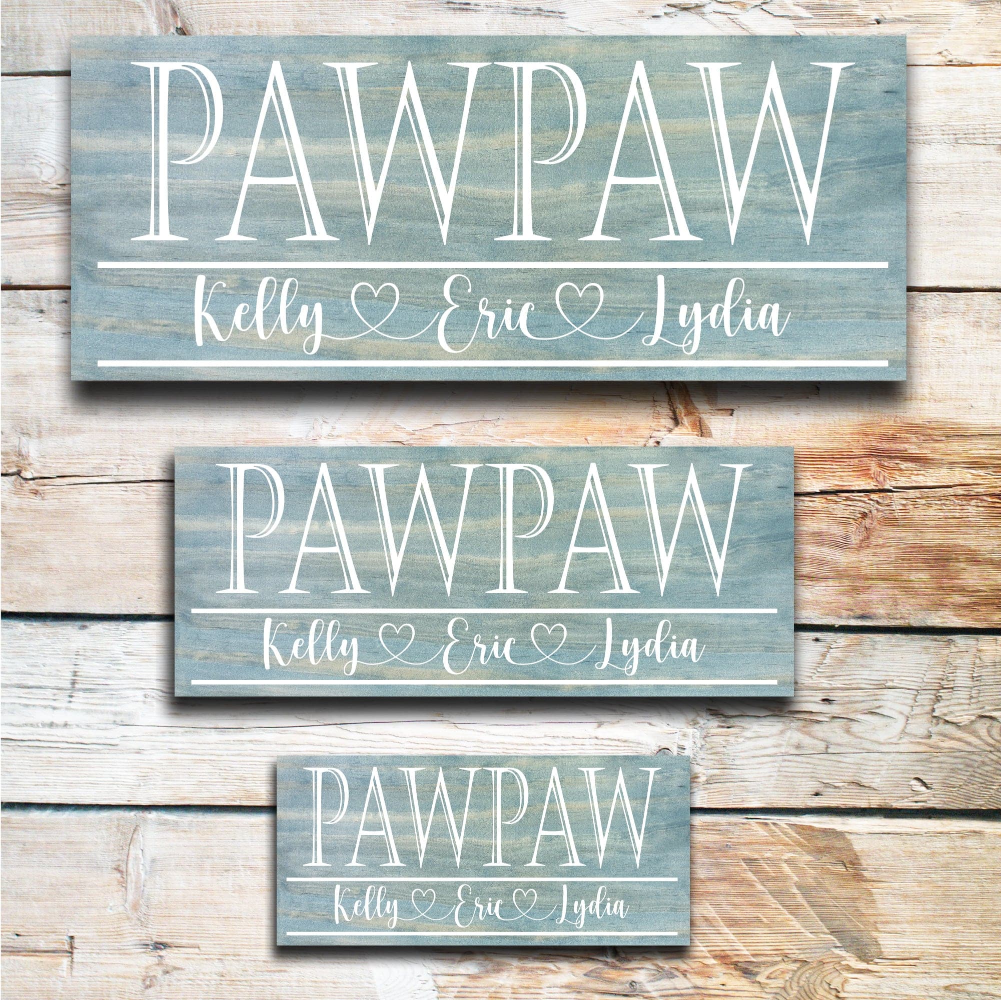 PawPaw - Custom Father's Day Sign - Dream Big Printables