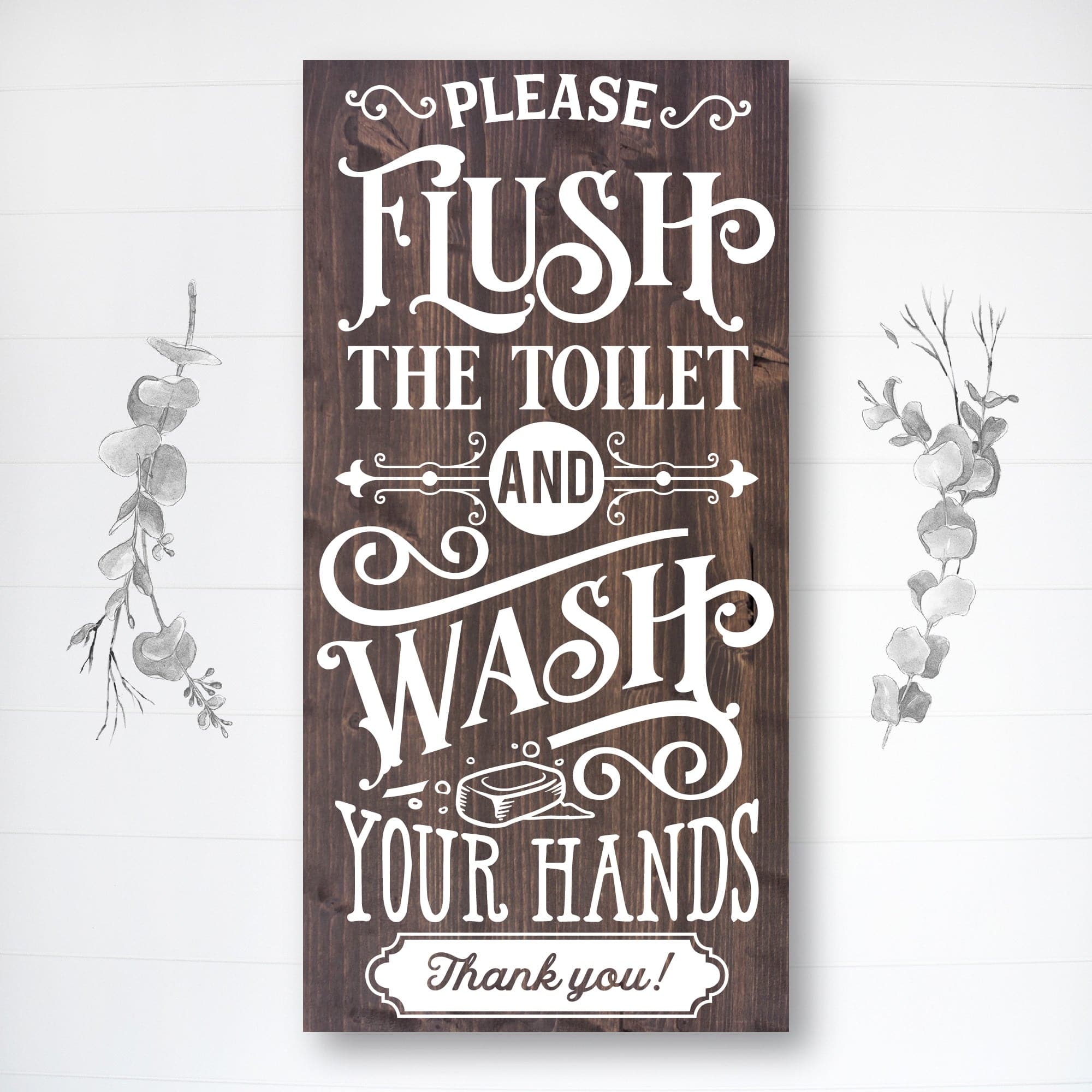 Please Flush the Toilet - Dream Big Printables