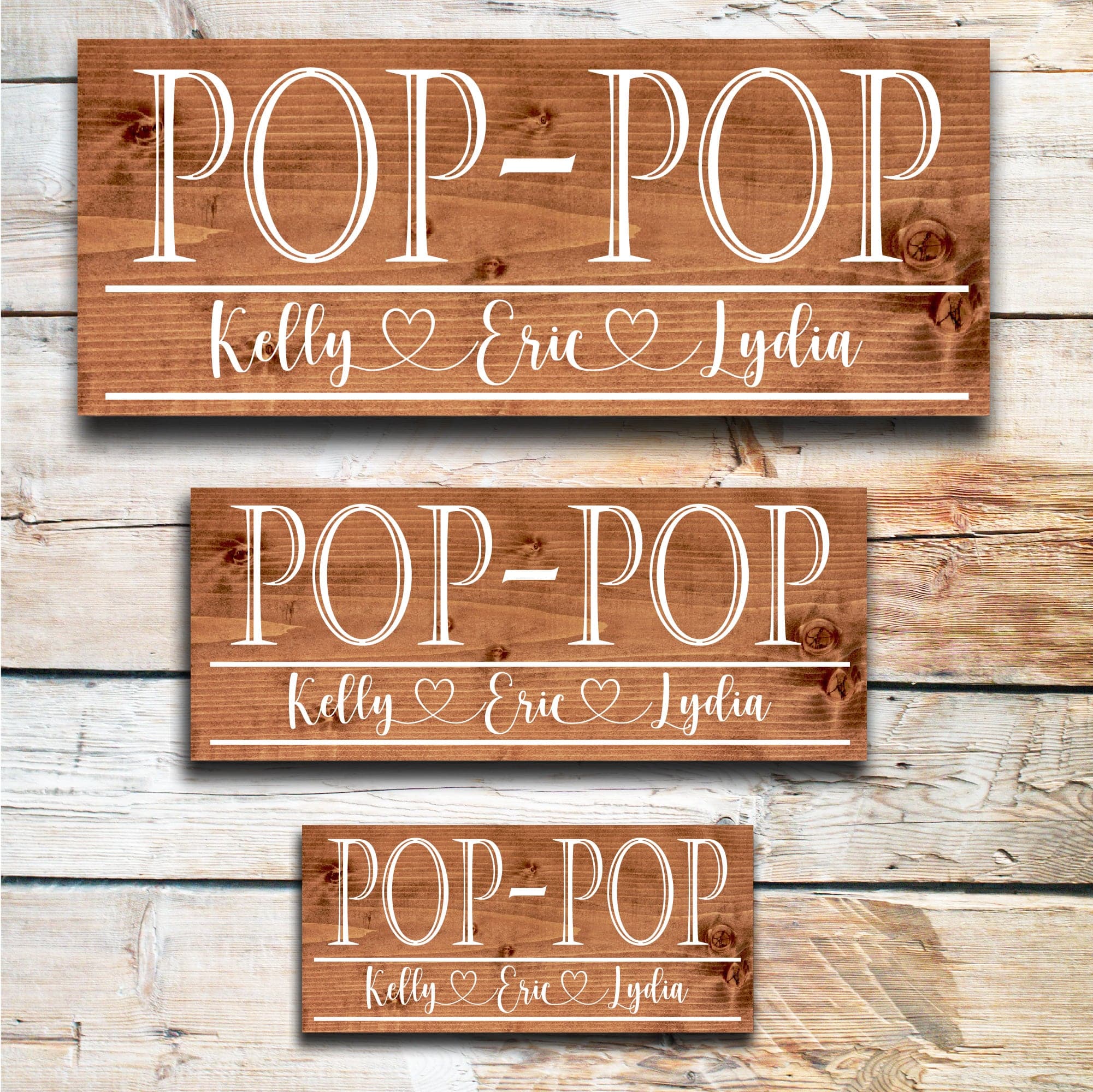 Pop-Pop - Custom Father's Day Sign - Dream Big Printables