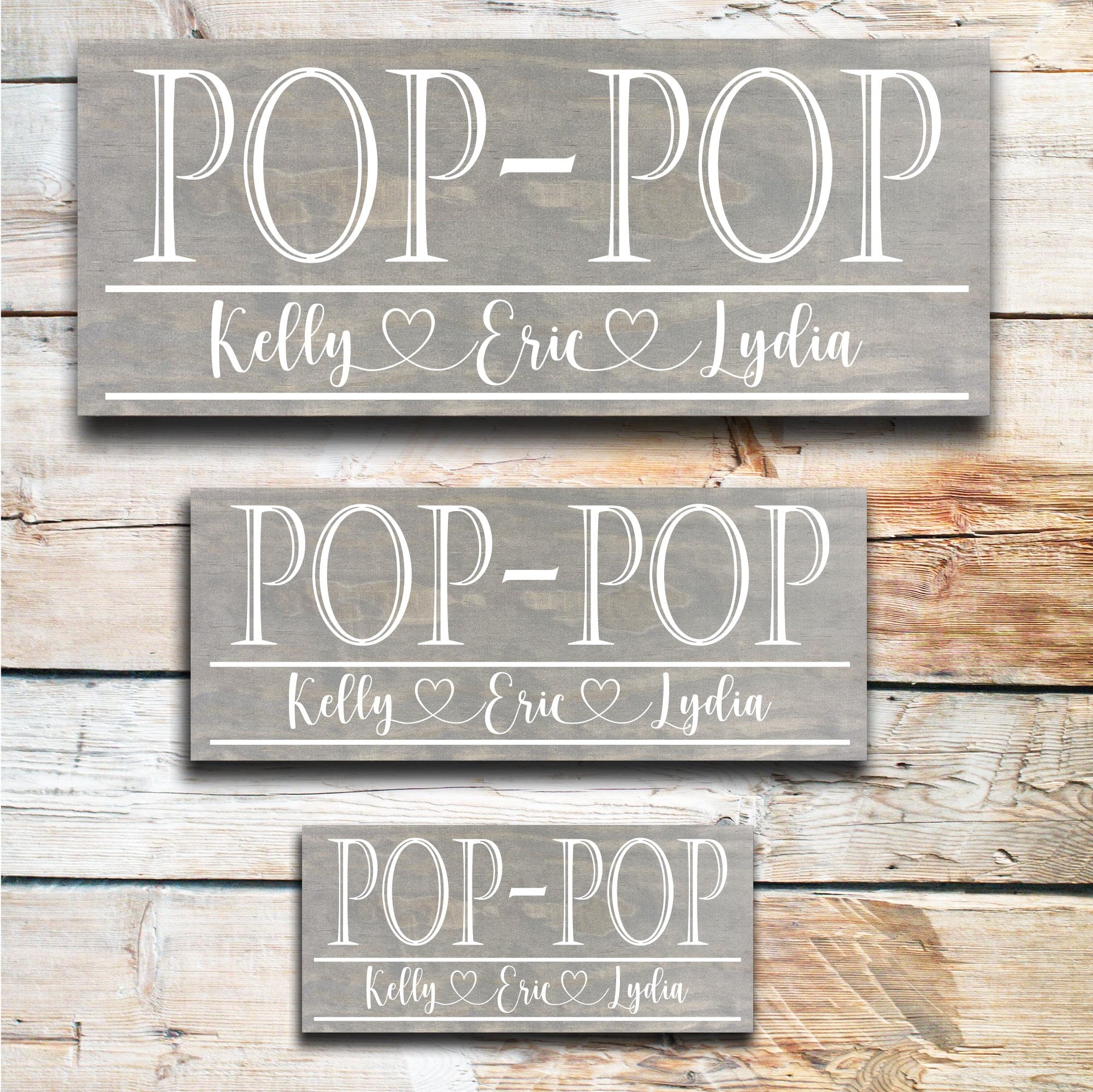 Pop-Pop - Custom Father's Day Sign - Dream Big Printables