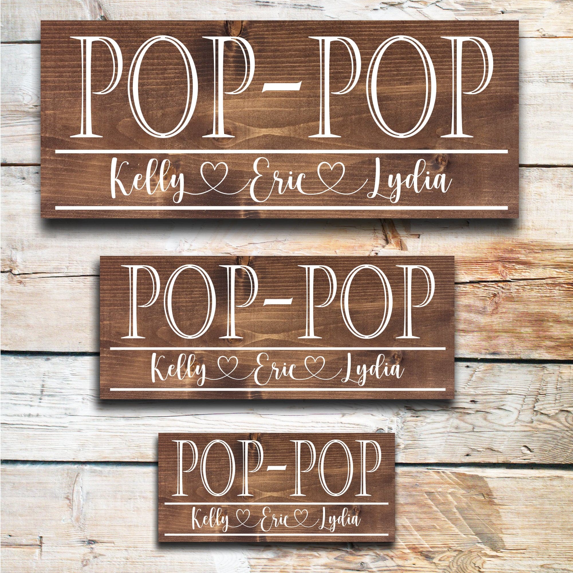 Pop-Pop - Custom Father's Day Sign - Dream Big Printables