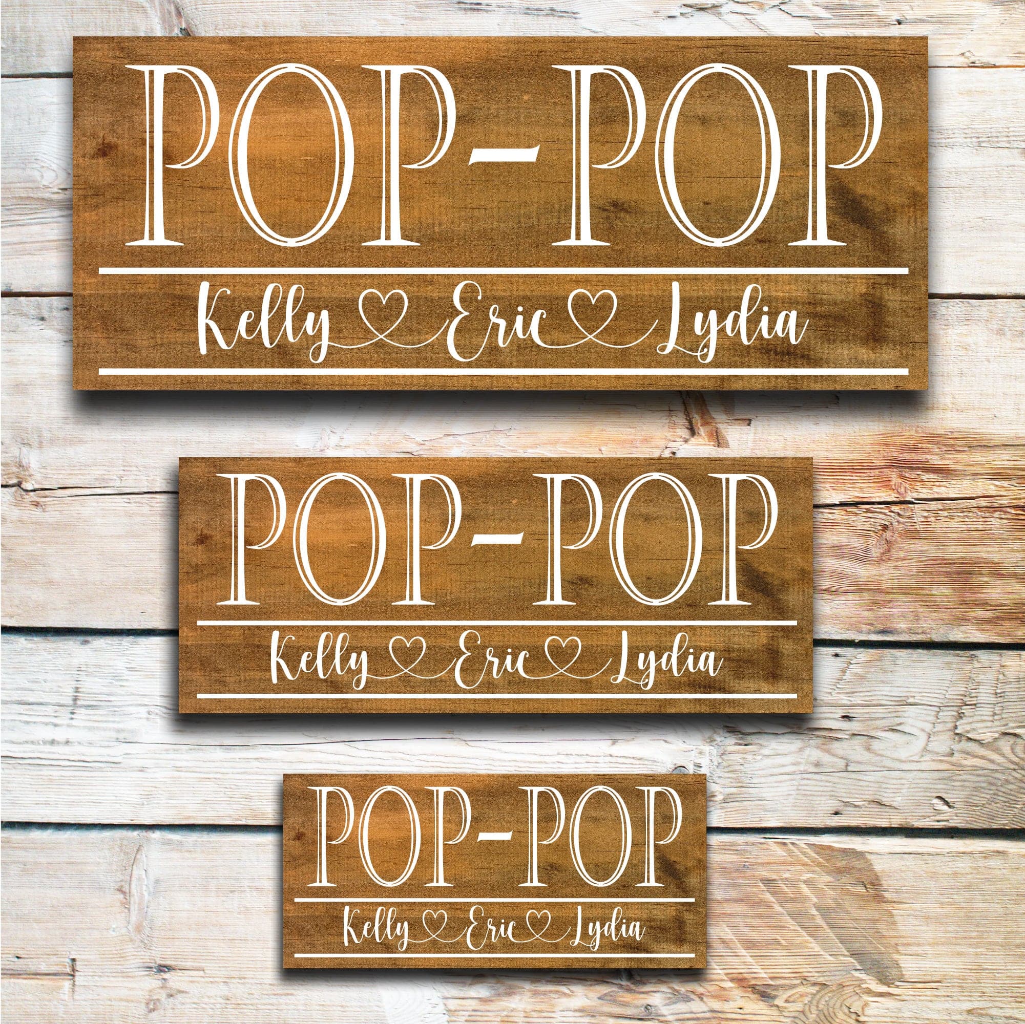 Pop-Pop - Custom Father's Day Sign - Dream Big Printables