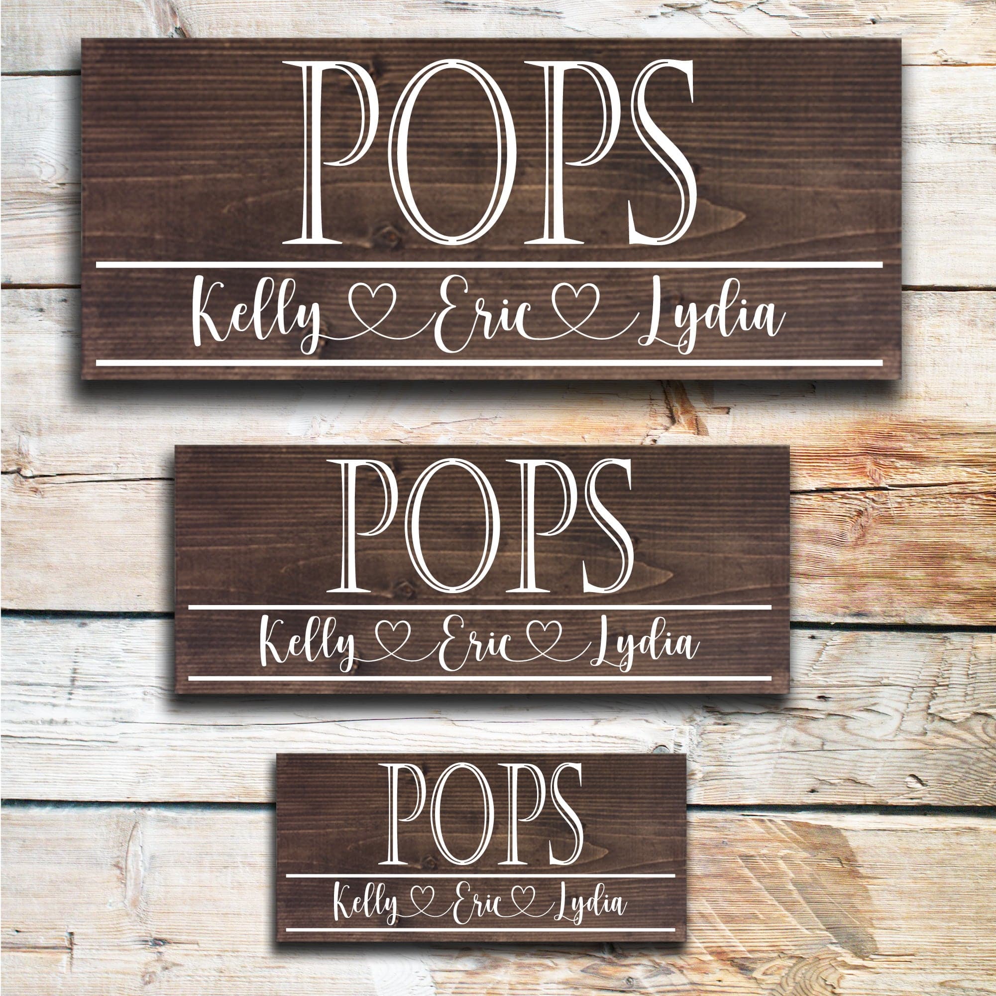 Pops - Custom Father's Day Sign - Dream Big Printables