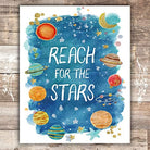 Reach For The Stars Art Print - Unframed - 8x10 - Dream Big Printables