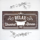 Relax Unwind Renew - Dream Big Printables