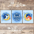 Sweet Dreams Little One (Set of 3) - Unframed - 8x10s - Dream Big Printables