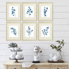 Trendy Eucalyptus Dark Blue Art Prints (Set of 6) - 8x10s - Dream Big Printables