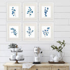 Trendy Eucalyptus Dark Blue Art Prints (Set of 6) - 8x10s - Dream Big Printables