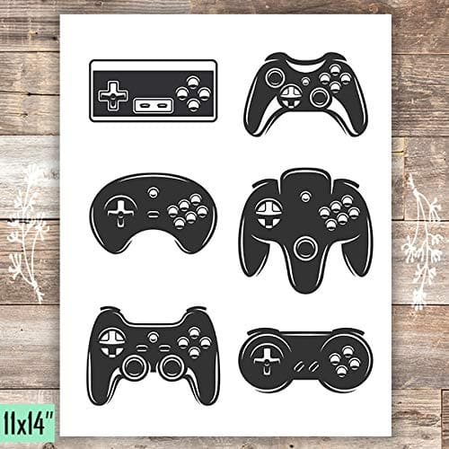 Video Game Wall Art Print - Unframed - 11x14 - Dream Big Printables