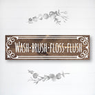 Wash Brush Floss Flush - Dream Big Printables