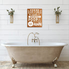 Will Poop Here Again - Dream Big Printables