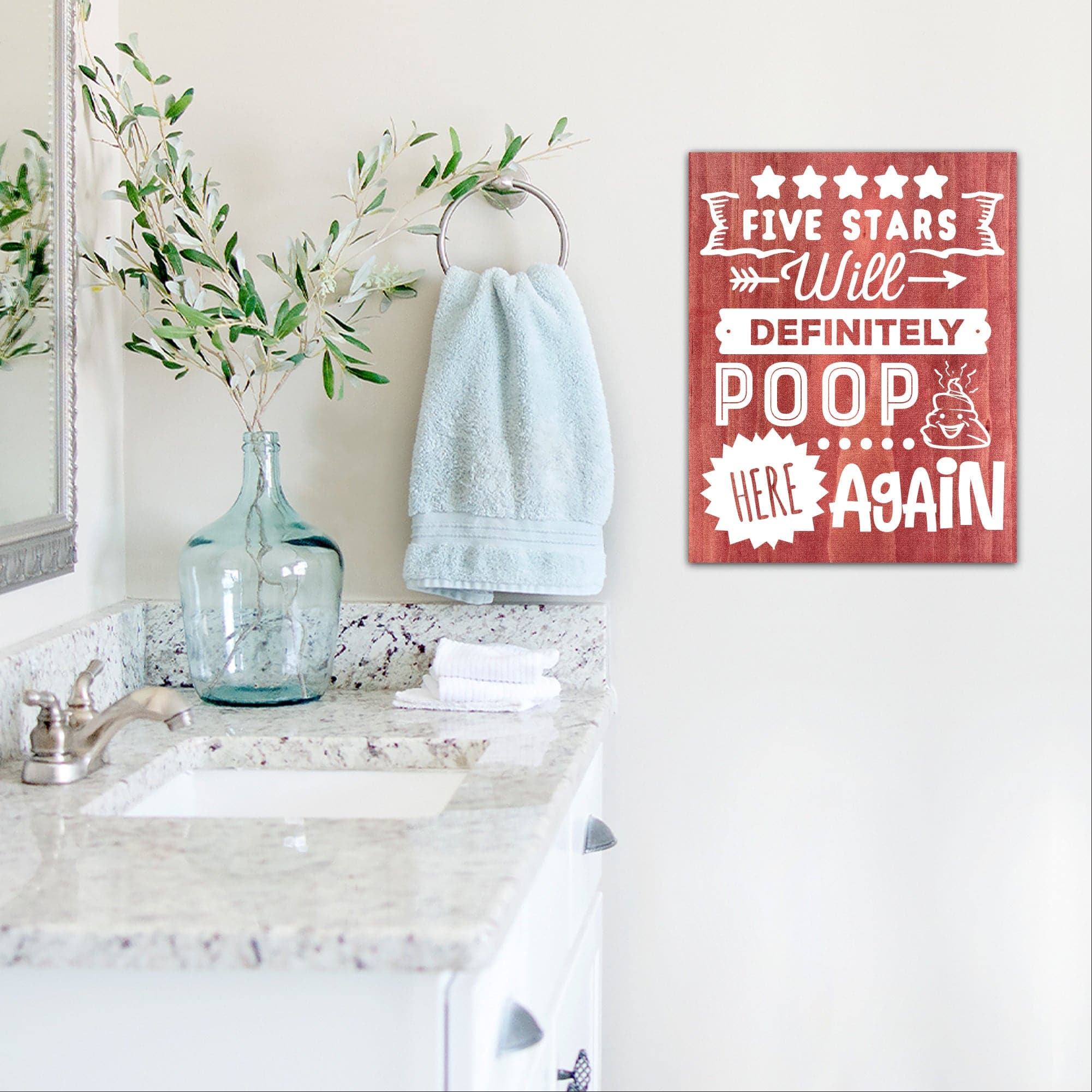 Will Poop Here Again - Dream Big Printables