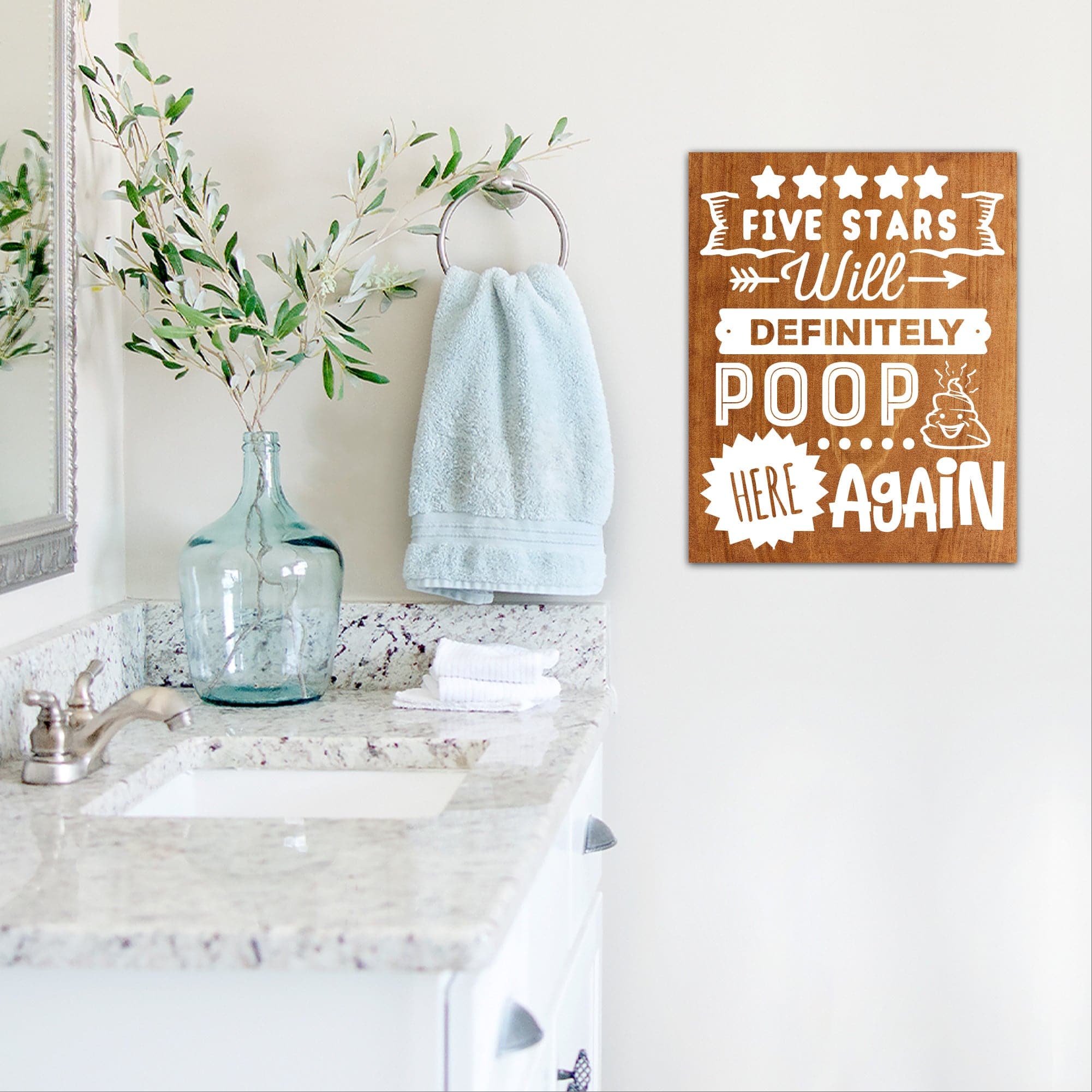 Will Poop Here Again - Dream Big Printables