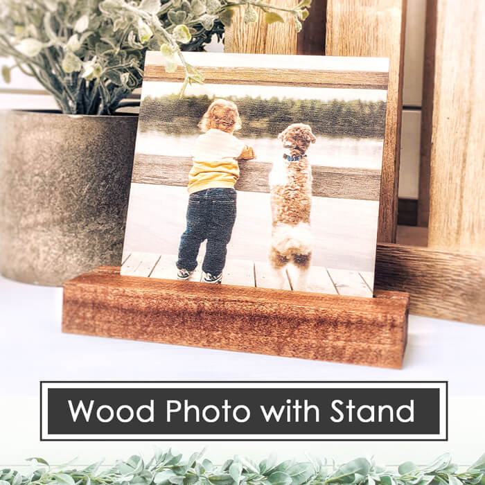 Wood Photo with Stand - Dream Big Printables