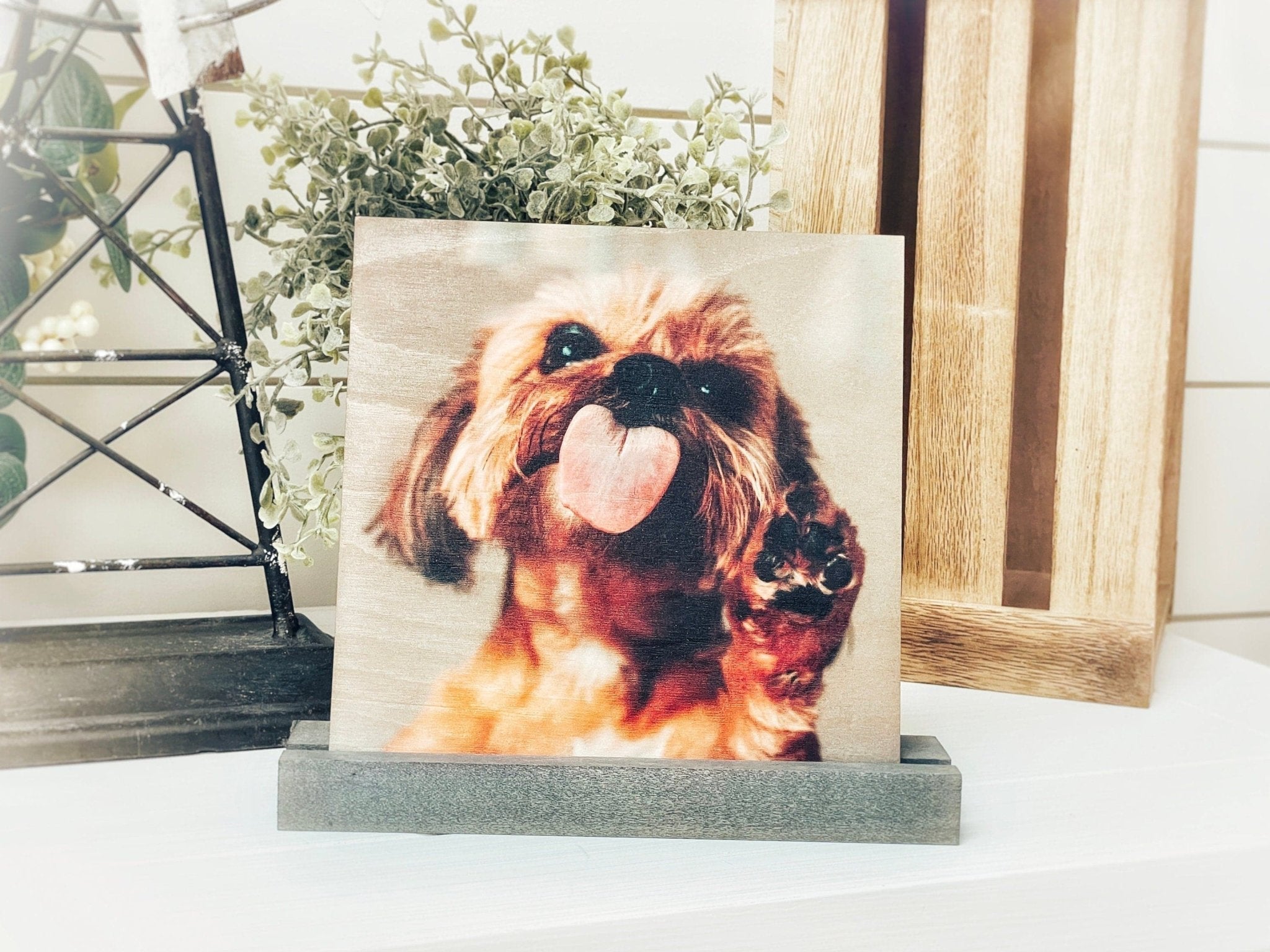 Wood Photo with Stand - Dream Big Printables