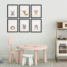 Woodland Animals Nursery Wall Art Prints (Set of 6) - 8x10s - Dream Big Printables