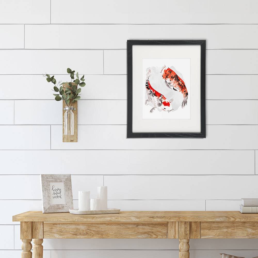 Yin Yang Wall Art Print - 8x10 | Koi Fish - Dream Big Printables