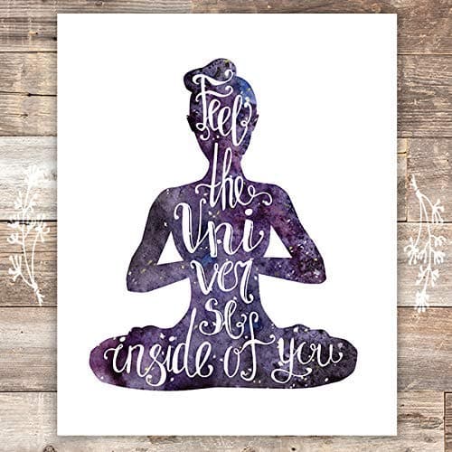 Yoga Quote Wall Art Print - 8x10 - Dream Big Printables